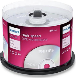 Philips DVD+R - 4,7 GB - 16x - Spindel (50 stuks)