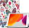 3-Vouw sleepcover hoes - Geschikt voor iPad 10.2 inch (2019/2020/2021) - Vlinders