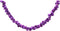 vidaXL - Kerstslinger - ballen - 175 - cm - polystyreen - paars
