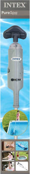 Intex 28620NP - Oplaadbare zwembadstofzuiger - Lichtgewicht met telescoopstang - Grijs