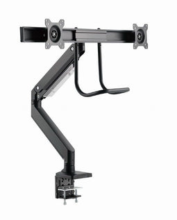 Gembird MA-DA2-04 - Bureaumount - 2x schermen tot 32" - Vesa 75mm/100mm (2 stuks)