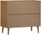 vidaXL - Dressoir - MOLDE - 90x40x80 - cm - massief - grenenhout - bruin