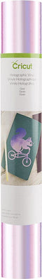 Cricut Holografisch Vinyl Verwijderbaar 30x60cm – Opaal, Roze en Blauw (3 vellen)