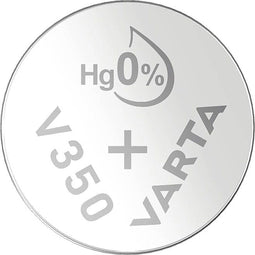 Varta V350 - Zilveroxide knoopcel-batterij - 100mAh - Zilver