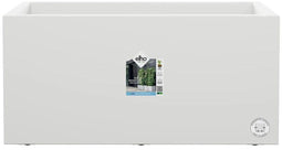 Elho Vivo Next Lang 60 - Plantenbak voor Binnen & Buiten - 100% Gerecycled Plastic - L 59.0 x H 29.2 cm - Wit