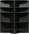 WOOOD Trian Tower Kast Wall - Essen - Zwart - 168x100x76