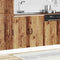 vidaXL - Spoelbakonderkast - Lucca - bewerkt - hout - oud - houtkleurig