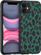 iMoshion Design voor de iPhone 11 hoesje - Luipaard - Groen / Zwart