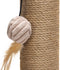Designed by Lotte Ribbed - Krabpaal - Luxe ribbed stof - Roze - 35x35x50 cm