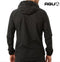AGU GO Regenjas Essential - Waterdichte en Ademend Regenjas - Unisex - Zwart - L