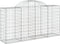 vidaXL - Schanskorven - 9 - st - gewelfd - 200x50x100/120 - cm - ijzer