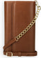 Selencia Hoesje Geschikt voor Samsung Galaxy A72 Hoesje Met Pasjeshouder - Selencia Eny Uitneembare Vegan Lederen Clutch - bruin