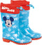 Arditex Regenlaarzen Mickey Today Lichtblauw/rood Mt 26