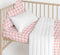 Wiegbeschermer HappyFriday Basic Kids Vichy Roze 60 x 40 cm