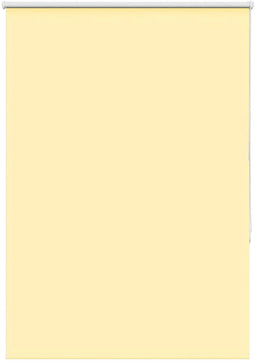 vidaXL - Rolgordijn - verduisterend - 115x130 - cm - stofbreedte - 110,7 - cm - geel