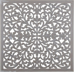 Wanddecoratie Grijs 90 x 1 x 90 cm DMF