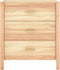 vidaXL - Dressoir - 62x38x70 - cm - bewerkt - hout