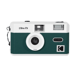 KODAK Ultra F9 Analoge retrocamera met flits Groen/Wit