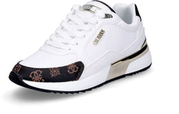 Guess Moxea Active Lady - Lage sneakers - Vetersluiting - Wit/Goud
