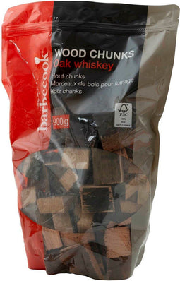 Barbecook hout chunks eik whisky 900g