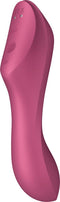Satisfyer, drukgolfvibrator, Curvy Trinity 3, 17,5 cm, 3 motoren, veelzijdig, drukgolven en trillingen