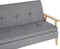 TJORN - Slaapbank - Lichtgrijs - Polyester