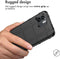 iMoshion Hoesje Geschikt voor Xiaomi Redmi A2 / Redmi A1 Hoesje Siliconen - iMoshion Rugged Shield Backcover - Zwart
