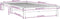 vidaXL - Bedframe - massief - grenenhout - wit - 100x200 - cm