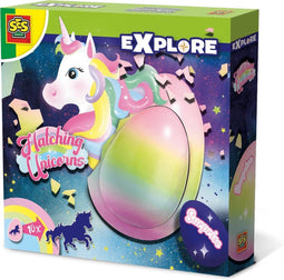 SES - Explore - Unicorn uitbroeden - verrassingsei met groeiende eenhoorn - unicorn speelgoed