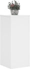 vidaXL - Plantenstandaards - 2 - st - 30x30x70 - cm - bewerkt - hout - wit