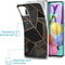 iMoshion Hoesje Geschikt voor Samsung Galaxy A51 Hoesje Siliconen - iMoshion Design hoesje - Zwart / Meerkleurig / Goud / Black Graphic