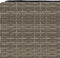 vidaXL - Plantenbak - met - 2 - potten - 72x30x32 - cm - poly - rattan - grijs