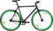 vidaXL - Fiets - met - vaste - versnelling - 700 - c - 55 - cm - zwart - en - groen