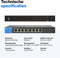 Linksys LGS310MPC - Netwerk Switch - Gigabit - 8 Poorten - PoE+ - Zwart