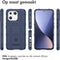 iMoshion Hoesje Geschikt voor Xiaomi 13 Hoesje Siliconen - iMoshion Rugged Shield Backcover - Donkerblauw