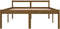 vidaXL - Seniorenbed - massief - grenenhout - honingbruin - 140x190 - cm