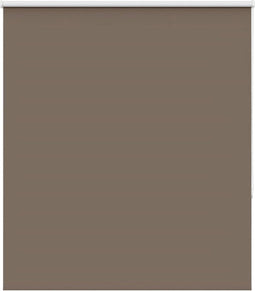 vidaXL - Rolgordijn - verduisterend - koffie - 120x130 - cm - stofbreedte - 116,6 - cm