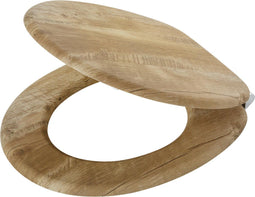 Tiger Hetta - WC bril - Soft Close - MDF - Bruin