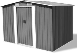 vidaXL - Tuinberging - 257x205x178 - cm - metaal - grijs