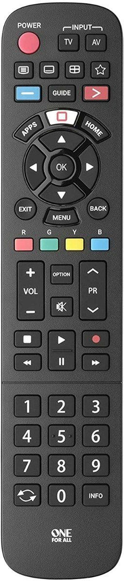 One For All URC4914 - Afstandsbediening TV - 100% geschikt voor Panasonic