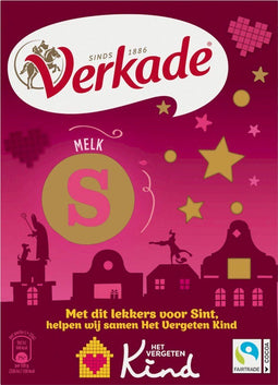Verkade Chocoladeletter Melk - 135g - Lekker om te geven en te krijgen