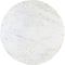 PTMD Neelim White Marble Dining Table Ribbed Base Round