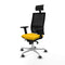Bureaustoel met hoofdsteun Piqueras y Crespo 2D086G1 Geel