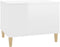 vidaXL - Salontafel - 60x44,5x45 - cm - bewerkt - hout - hoogglans - wit