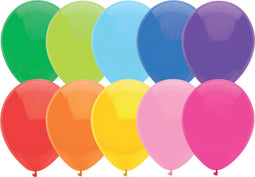 Haza Ballonnen - gekleurd - 50 ST - latex - party versiering - 30 cm