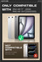Supcase hoes met screen protector geschikt voor iPad Air 6 (M3 en M2) / Air 5 / Air 4 - 11 inch en 10.9 inch - Zwart
