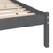 vidaXL - Bedframe - massief - grenenhout - grijs - 90x200 - cm
