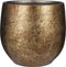 Mica Decorations Oliver Bloempot - H31 x Ø33 cm - Terracotta - Metal Goud