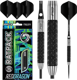 RED DRAGON Rat Pack - Steeltip Tungsten Dartpijlen 35 g - 85% Tungsten (set van 3)