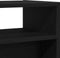 vidaXL - Zwarte - Eiken - Console - Tafel - - - 78x30x80 - cm - - - Gemaakt - van - Samengesteld - Hout